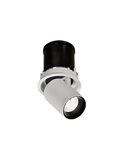 Foco LED empotrable y orientable GARDA, 7W blanco, 2700K/3000K/4000K