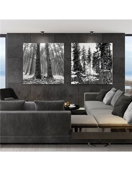 Refletor LED embutido e ajustável GARDA, 12W preto, 2700K/3000K