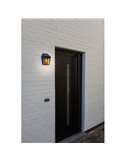 Aplique de pared exterior de estilo clásico AVONY, con sensor de movimeinto y panel solar, E27, negro