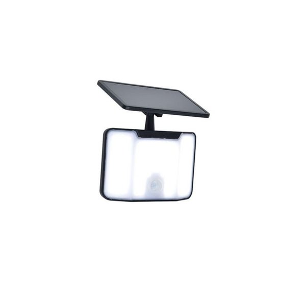 Aplique LED con panel solar independiente KOMBO, sensor de movimiento 6W, 700Lm, 5000K