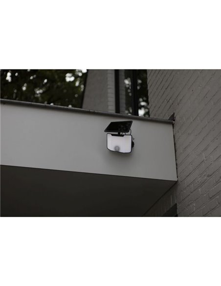 Aplique LED con panel solar independiente KOMBO, sensor de movimiento 6W, 700Lm, 5000K
