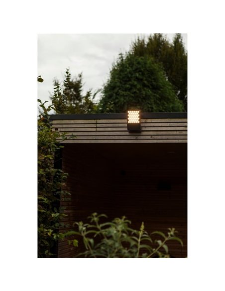 Applique LED rectangulaire en aluminium forme nid d'abeille ATLANTIS, 13,7W 2200Lm/2350Lm - 3000K/4000K