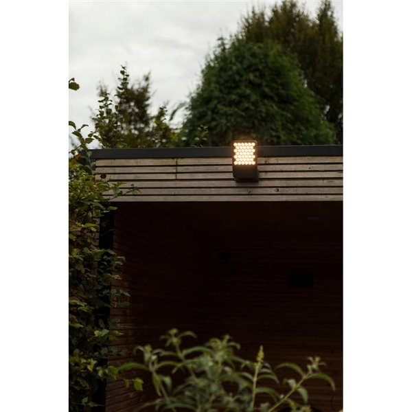 Aplique LED retangular de alumínio em forma de favo de mel ATLANTIS, 13,7W 2200Lm/2350Lm - 3000K/4000K