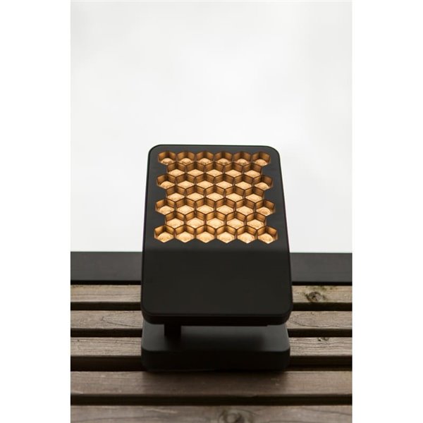 Aplique LED retangular de alumínio em forma de favo de mel ATLANTIS, 13,7W 2200Lm/2350Lm - 3000K/4000K