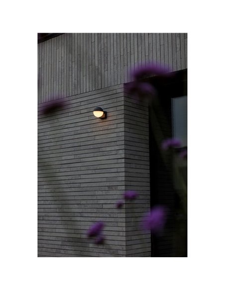 LOOMA LED-Außenwandleuchte in Kugelform mit 270° drehbarem Licht, 7,8 W, 1150 lm, 3000 K