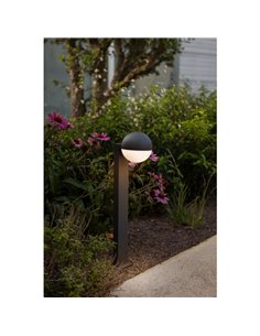 Farol externo LOOMA, em forma de globo que gira 270º, E27, 70cm de altura 2