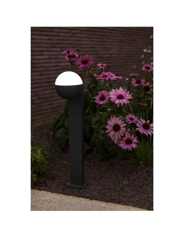 Balise d'extérieur LOOMA, en forme de globe orientable à 270º, E27, hauteur 70 cm