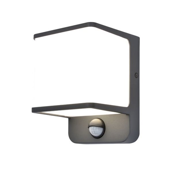 Aplique LED de exterior con sensor de movimiento DOBLO, 14W 1930Lm, 4000K