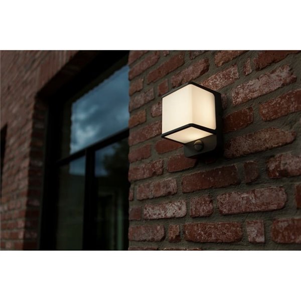 Aplique LED de exterior con sensor de movimiento DOBLO, 14W 1930Lm, 4000K