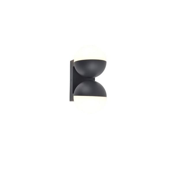 Lámpara de pared LED exterior doble en forma de globo LOOMA, con luz giro 270º, 15,6W 2300Lm, 3000K