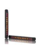 Barra LED trasera para remolques y plataformas – Homologada y resistente con cable 3 Funciones R1 S1 2a ECE R10