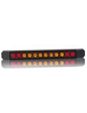 Barra LED trasera para remolques y plataformas – Homologada y resistente con cable 3 Funciones R1 S1 2a ECE R10