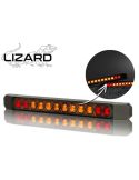 Barra de luz traseira LED para reboques e plataformas – Homologada e durável com cabo, 3 funções, R1 S1 2a ECE R10