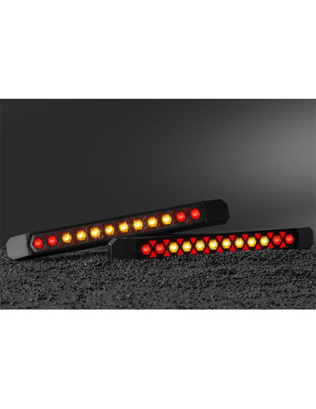 Barre lumineuse arrière à LED pour remorques et plateformes – Homologuée et durable avec câble, 3 fonctions, R1 S1 2a ECE R10