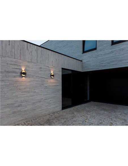 Applique d'extérieur LED MOOV avec 2 têtes orientables et un faisceau lumineux fixe, 7,8W 550Lm, 3000K