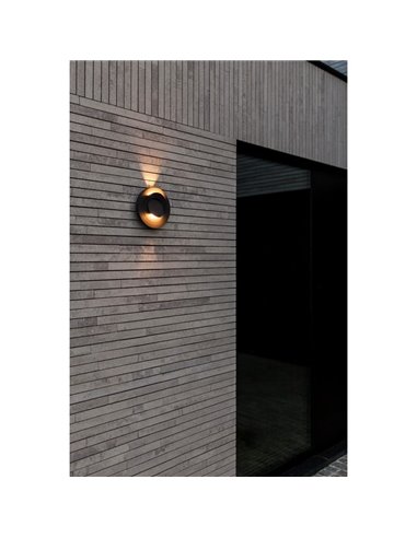 Aplique LED de exterior MOOV con 2 cabezales ajustables y un haz de luz fijo, 7,8W 550Lm, 3000K