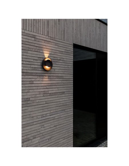 Aplique LED de exterior MOOV con 2 cabezales ajustables y un haz de luz fijo, 7,8W 550Lm, 3000K
