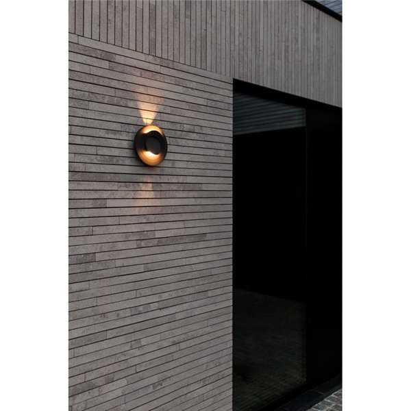 Aplique LED de exterior MOOV con 2 cabezales ajustables y un haz de luz fijo, 7,8W 550Lm, 3000K