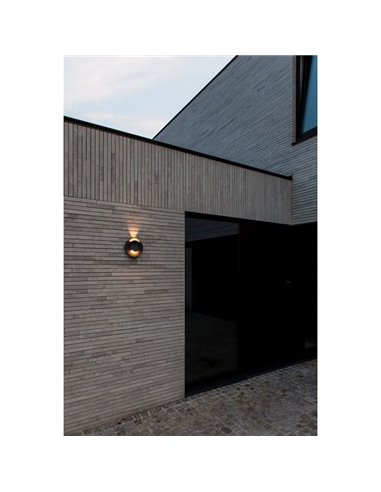 Aplique LED de exterior MOOV con 2 cabezales ajustables y un haz de luz fijo, 7,8W 550Lm, 3000K