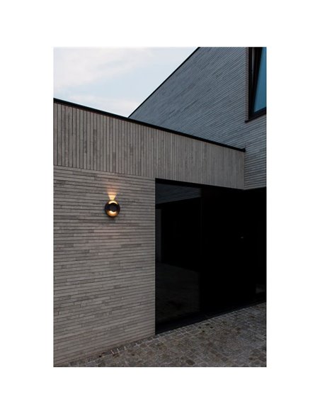 Aplique LED de exterior MOOV con 2 cabezales ajustables y un haz de luz fijo, 7,8W 550Lm, 3000K