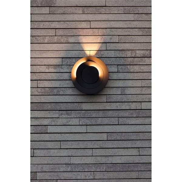 Aplique LED de exterior MOOV con 2 cabezales ajustables y un haz de luz fijo, 7,8W 550Lm, 3000K