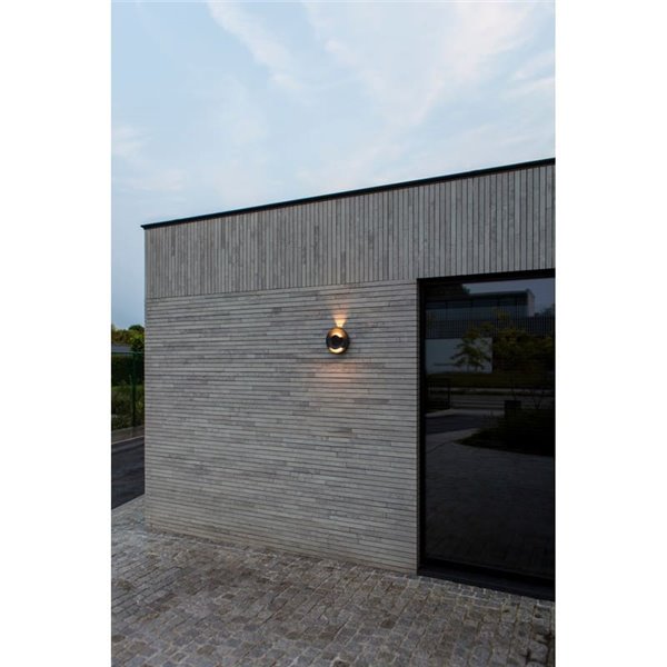 Aplique LED de exterior MOOV con 2 cabezales ajustables y un haz de luz fijo, 7,8W 550Lm, 3000K