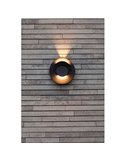 Aplique LED de exterior MOOV con 2 cabezales ajustables y un haz de luz fijo, 7,8W 550Lm, 3000K