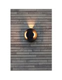 Aplique LED de exterior MOOV con 2 cabezales ajustables y un haz de luz fijo, 7,8W 550Lm, 3000K