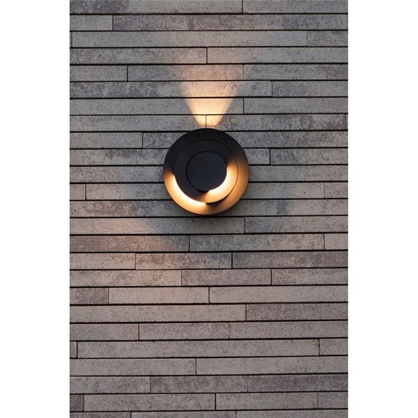 Aplique LED de exterior MOOV con 2 cabezales ajustables y un haz de luz fijo, 7,8W 550Lm, 3000K