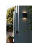 Aplique cuadrado exterior LED con luz arriba y abajo PILI, 8,5W 1310Lm, 4000K