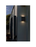 Aplique cuadrado exterior LED con luz arriba y abajo PILI, 8,5W 1310Lm, 4000K