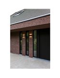 Aplique exterior LED GEMINI, con luz bidireccional, negro, 8,8W 1245Lm, 3000K
