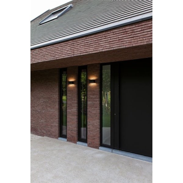 Aplique exterior LED GEMINI, con luz bidireccional, negro, 8,8W 1245Lm, 3000K