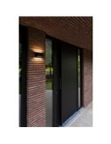 Aplique exterior LED GEMINI, con luz bidireccional, negro, 8,8W 1245Lm, 3000K