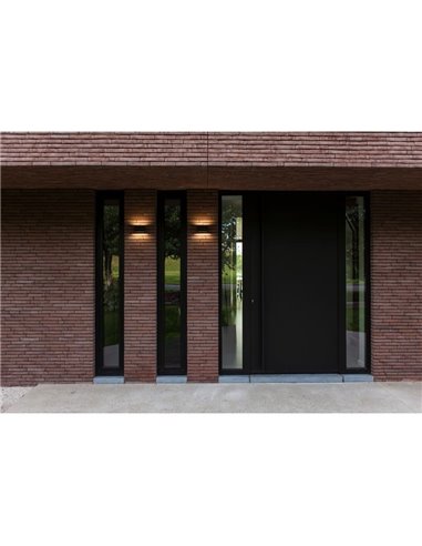 Aplique exterior LED GEMINI, con luz bidireccional, negro, 8,8W 1245Lm, 3000K
