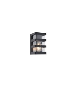 Aplique exterior DALTON, acabado en negro estilo industrial, E27