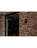 Aplique exterior DALTON, acabado en negro estilo industrial, E27