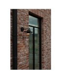 Aplique exterior LED PLATO, con forma de sombrero elegante negro, 7W 1170Lm, 3000K