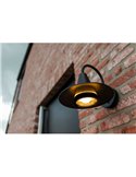 Aplique LED exterior en forma de cuello de cisne SWAN, negro E27