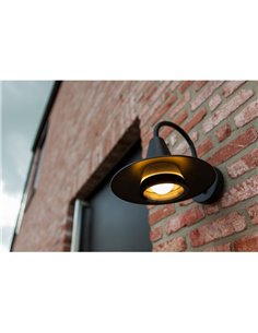 Aplique LED exterior en forma de cuello de cisne SWAN, negro E27 2