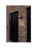 Aplique LED exterior en forma de cuello de cisne SWAN, negro E27