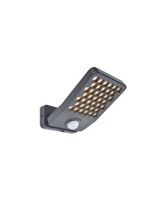 Aplique LED de aluminio con sensor de movimiento y cabezal que gira 90º ATLANTIS, 14W 2260Lm, 3000K/4000K