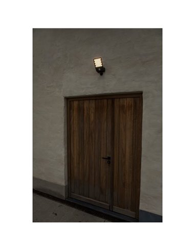 Aplique LED de aluminio con sensor de movimiento y cabezal que gira 90º ATLANTIS, 14W 2260Lm, 3000K/4000K