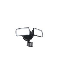 Foco doble reflector de seguridad CHIMERA con luz brillante 5000K, sensor PIR, 21W 3000Lm
