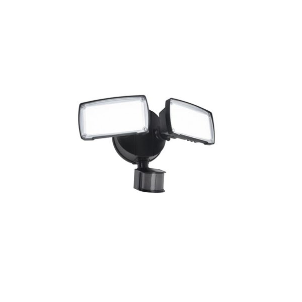 Foco doble reflector de seguridad CHIMERA con luz brillante 5000K, sensor PIR, 21W 3000Lm