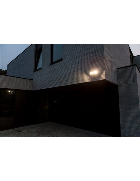 Foco doble reflector de seguridad CHIMERA con luz brillante 5000K, sensor PIR, 21W 3000Lm