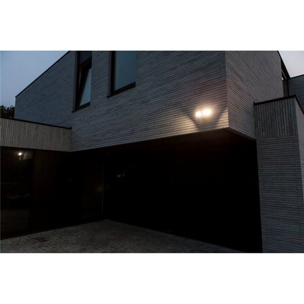 Refletor duplo refletor de segurança CHIMER com luz brilhante 5000K, sensor PIR, 21W 3000Lm