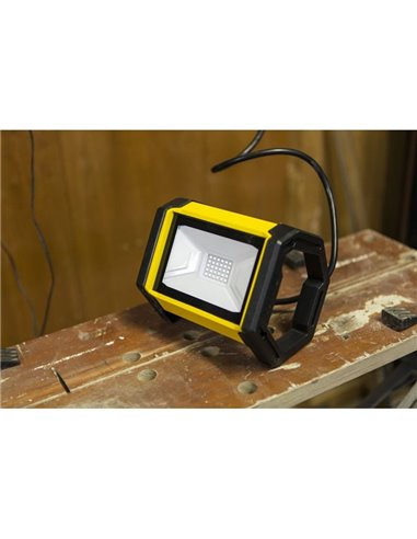 Luz LED de trabajo potente para exterior EPTA, luz brillante 5000K con cable de 1,5m, 24W 2900Lm