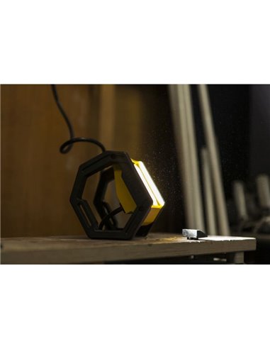 Luz LED de trabajo potente para exterior EPTA, luz brillante 5000K con cable de 1,5m, 24W 2900Lm