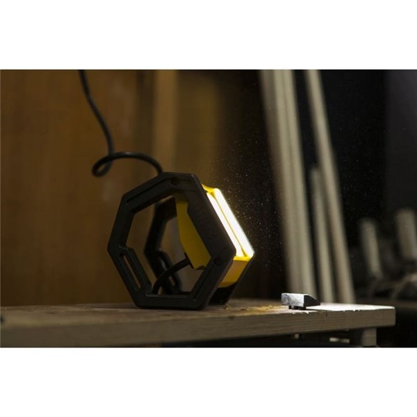 Luz LED de trabajo potente para exterior EPTA, luz brillante 5000K con cable de 1,5m, 24W 2900Lm